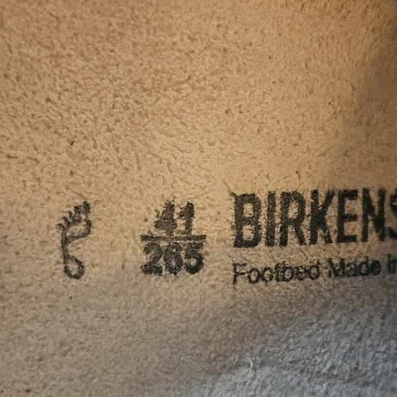 Birkenstock Barrie Leather Slip-On Shoes Unisex 41 Grey Leather - Picture 8 of 9